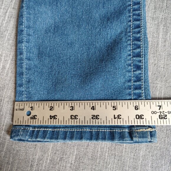Vigoss VGS Jeans Womens Size 12 (33x29) Loose Straight Embellished Flap Western - Picture 9 of 13
